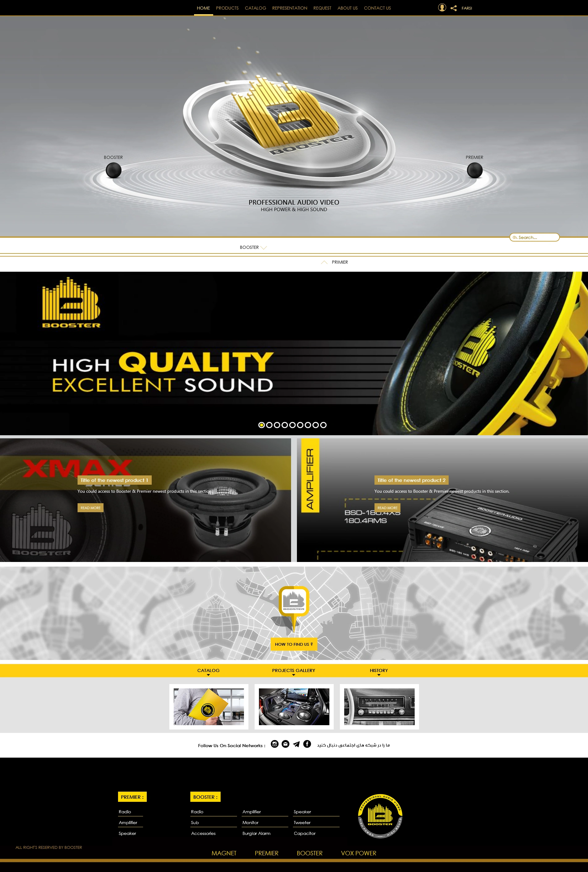 BOOSTER Web Site Design