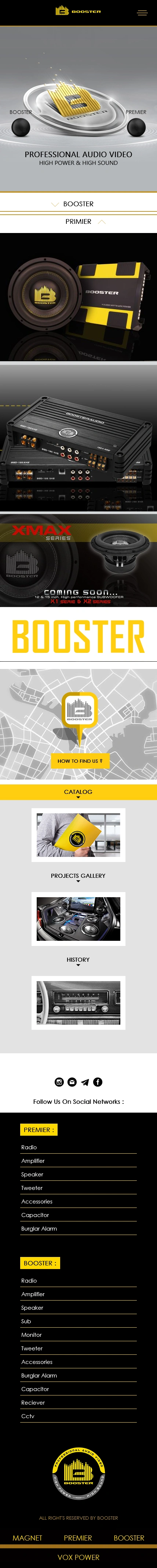 BOOSTER Web Site Design