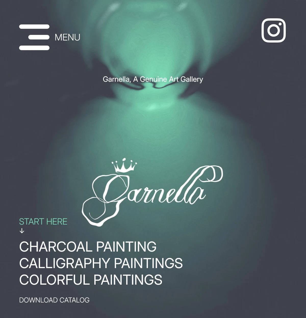 Garnella Gallery Website Design