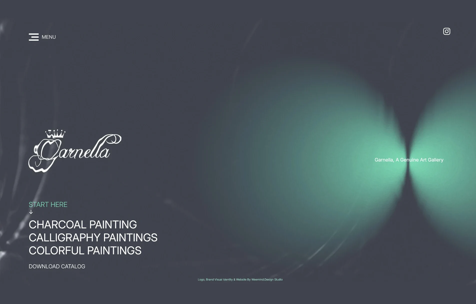 Garnella Gallery Website Design
