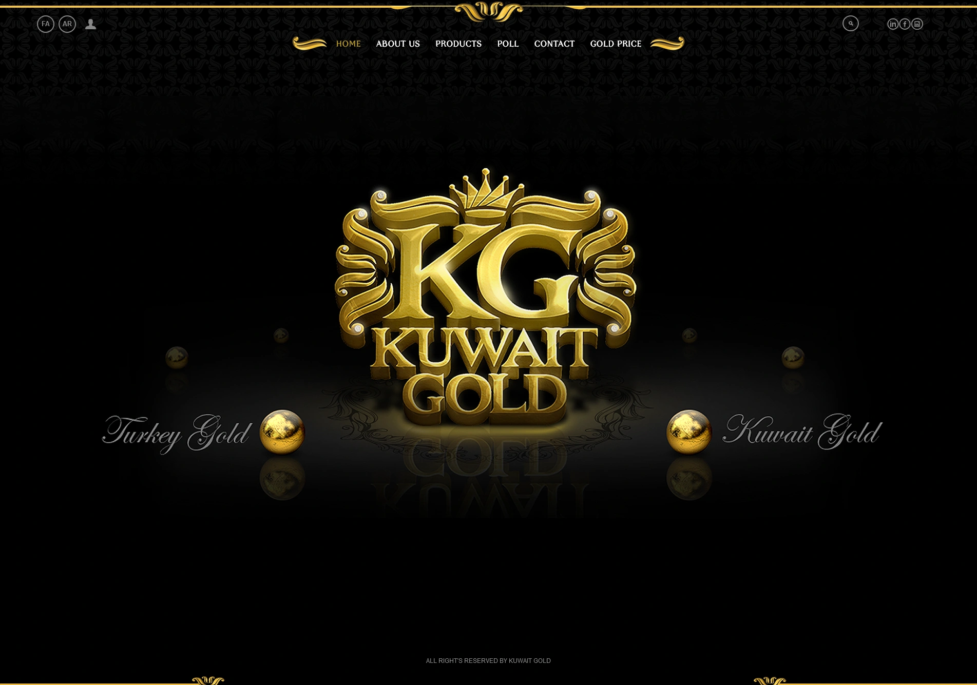 Kuwait Gold Website Design